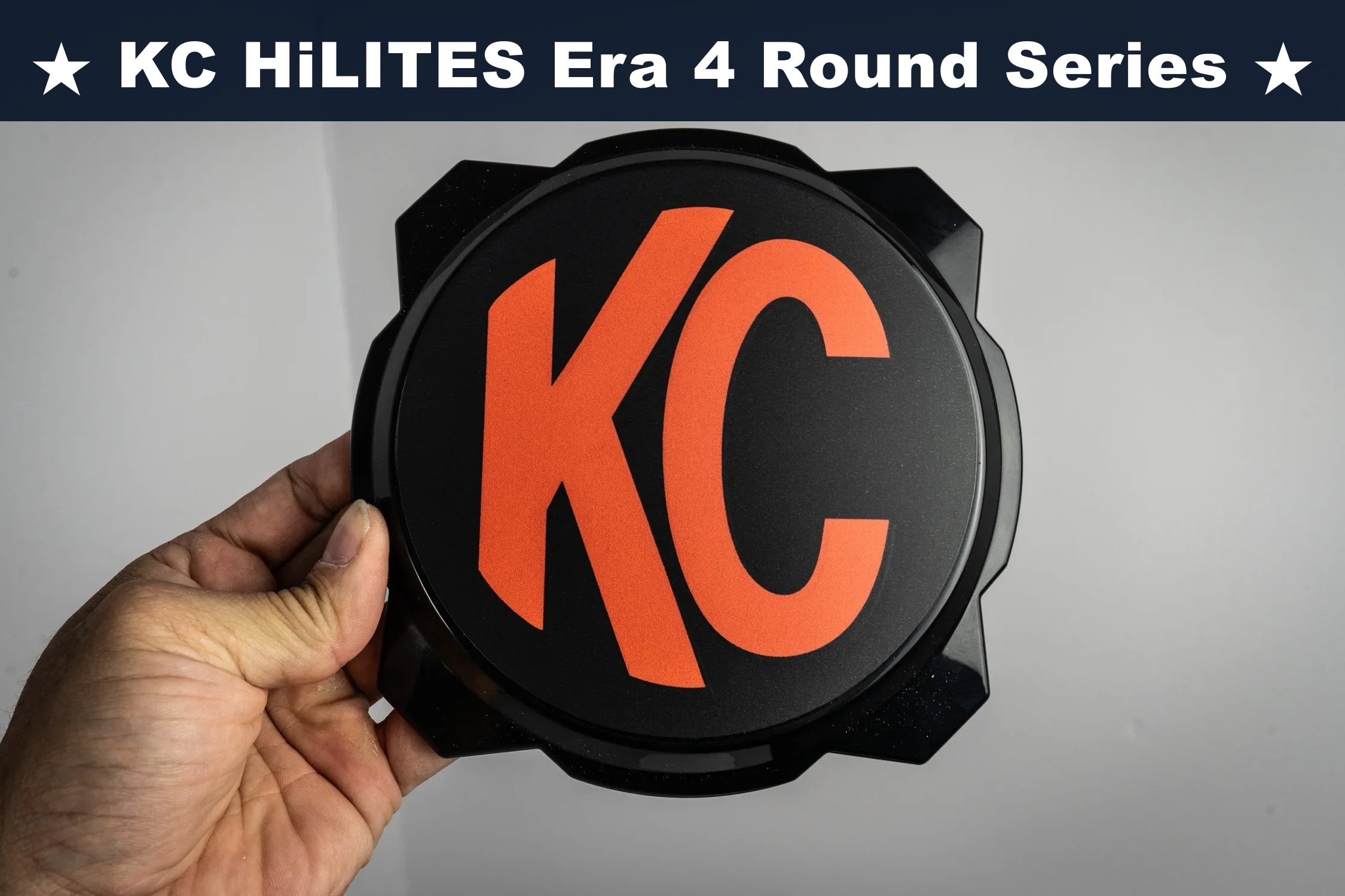 KC HiLITES Era 4 ROUND Series Light Cover Overlays - Universal
