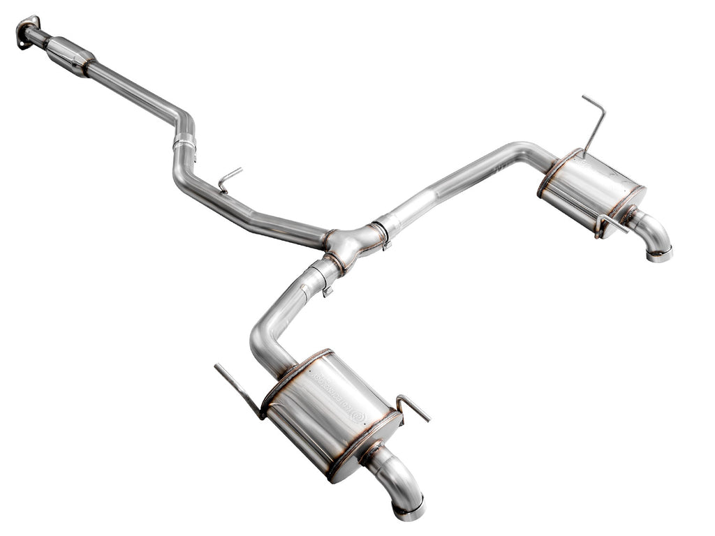 AWE 0FG Exhaust for Subaru Outback 2.4T - Dual BashGuards