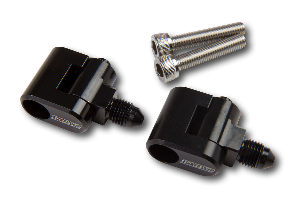 LS Steam Tube Kit w/ Stainless Steel Hard Line Tubing and Black Anodized Fittings & Distribution Block.  Four-Corner Style Allows Coolant Flow From the Front & Back of the Cylinder Heads.  Includes 2 Set of Pivoting Steam Vent Adapters