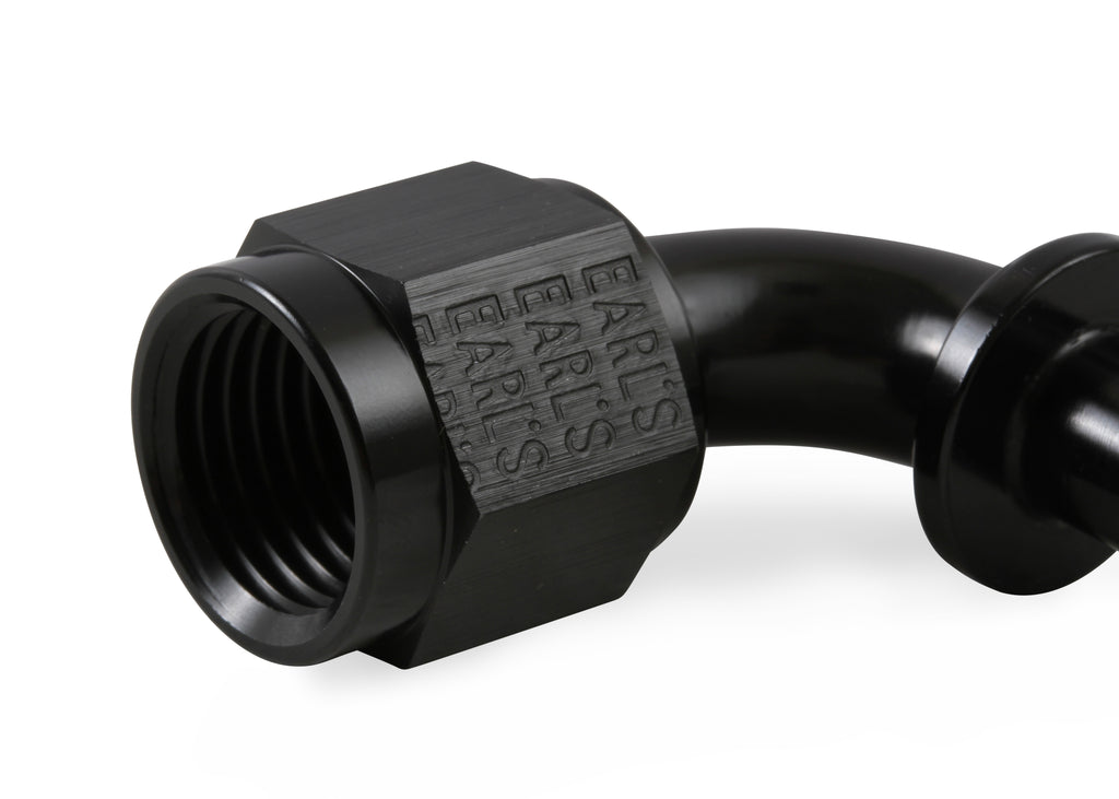 -6 90 DEG TO 3/8" Earl's VAPOR GUARD HOSE END