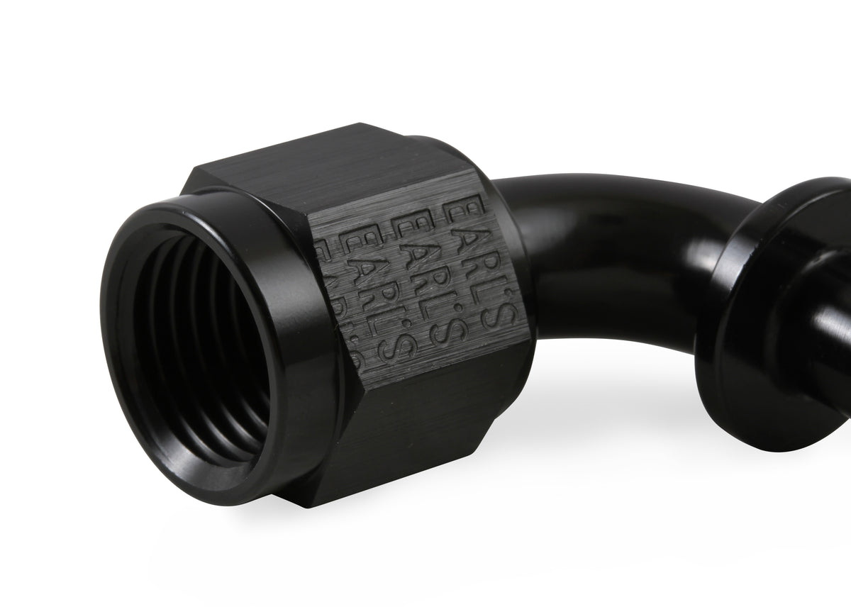 -6 90 DEG TO 3/8" Earl's VAPOR GUARD HOSE END