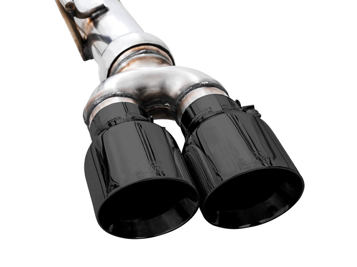 AWE 0FG Catback Exhaust for Silverado ZR2/Sierra AT4X - 4" Diamond Black Tips