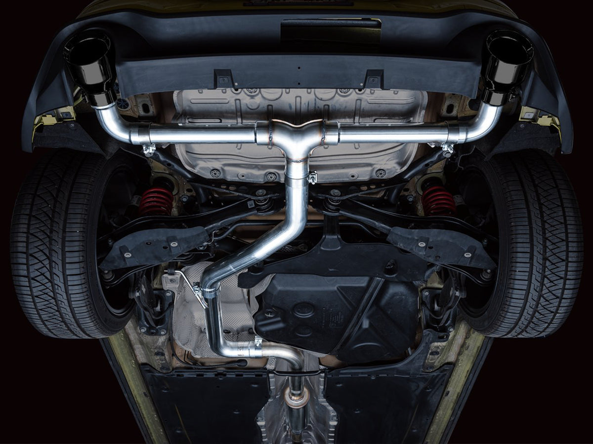 AWE Track Edition Exhaust for VW MK8 GTI - Diamond Black Tips
