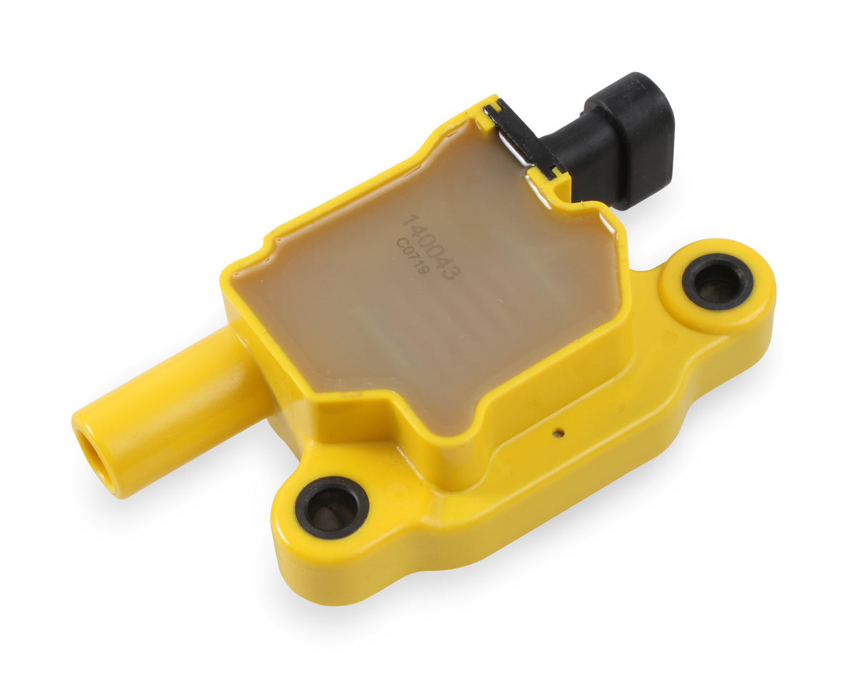 Ignition Coil - SuperCoil GM LS2/LS3/LS7 engines, yellow, Individual - Super Coil for GM LS2, LS3, and LS7