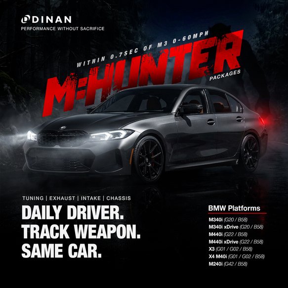 Dinan M-Hunter Vehicle Package for M340i / M440i