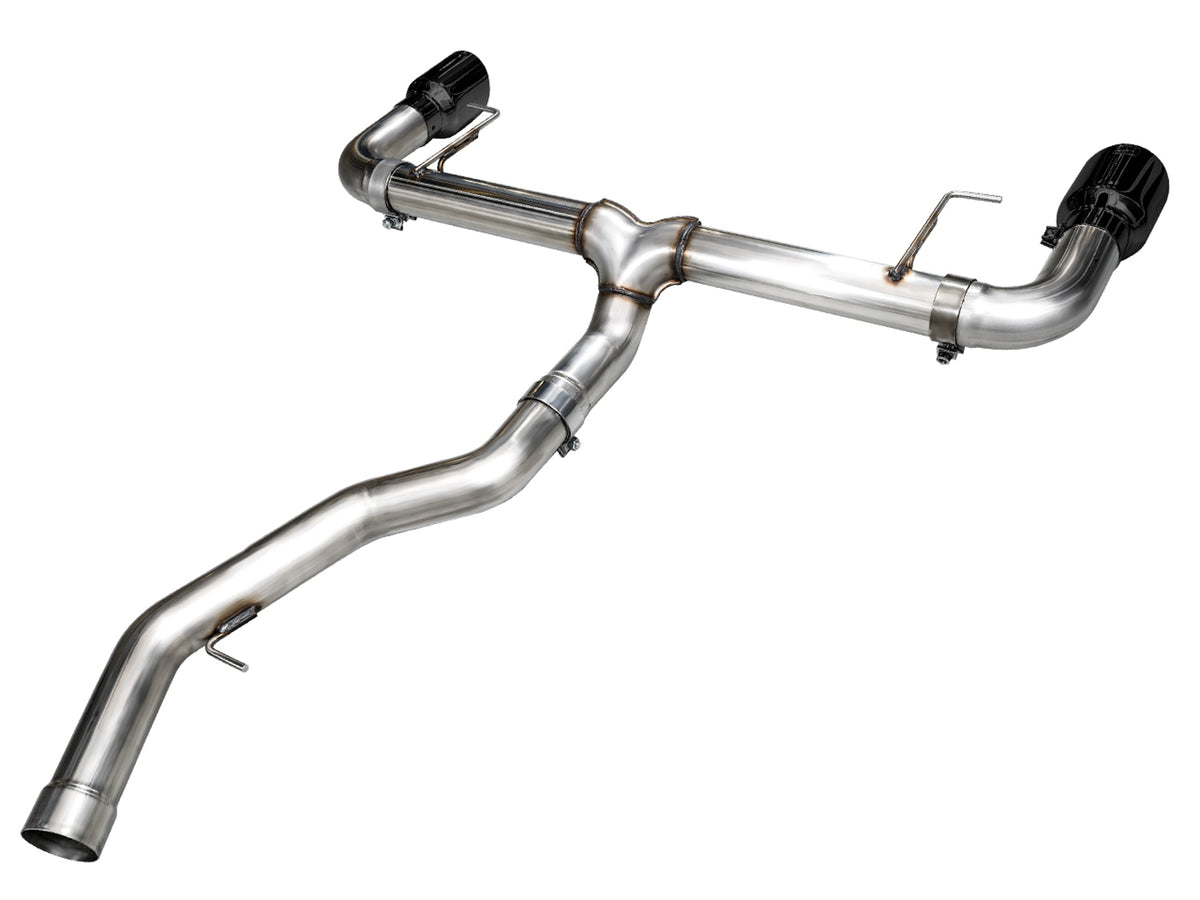 AWE Track Edition Axleback Exhaust for BMW G2X 330i/430i - 4.5” Diamond Black Tips