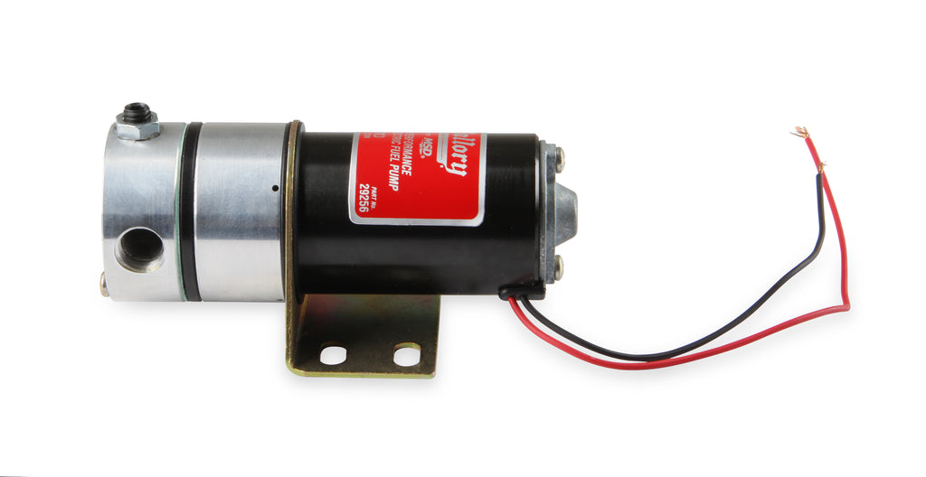 High Performance Fuel Pump delivers 110 plus GPH free flow @ 12.5 volts.  Hardware is supplied.