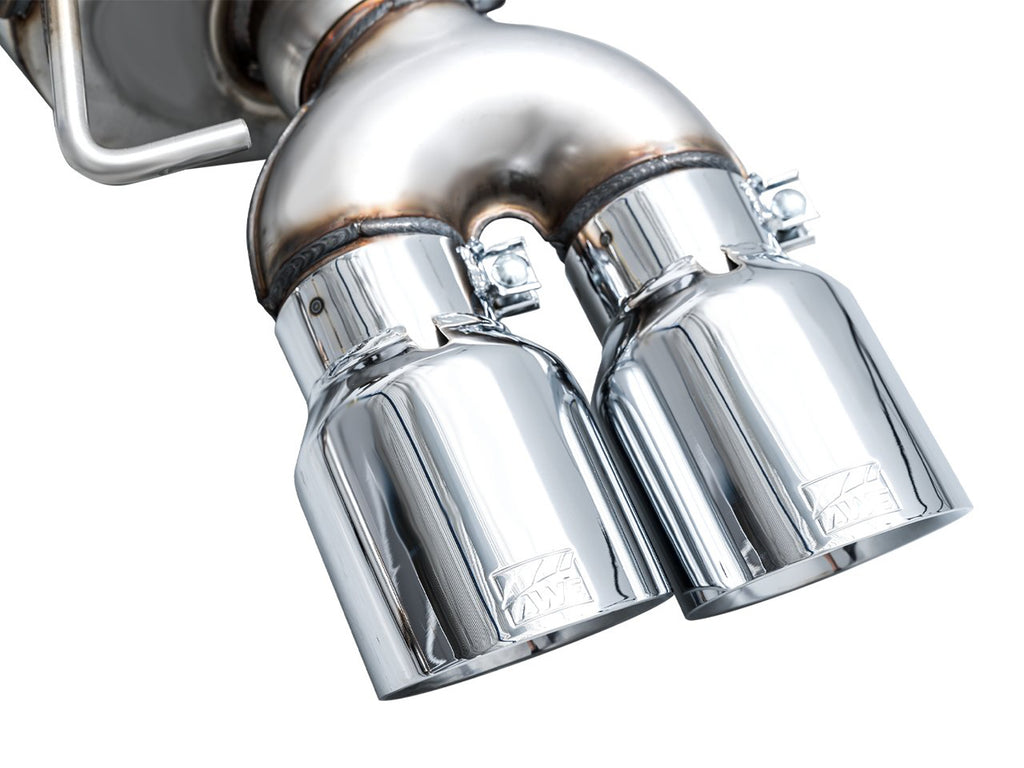 AWE Touring Edition Exhaust for Audi C8 S6/S7 - 4.5" Chrome Silver Tips