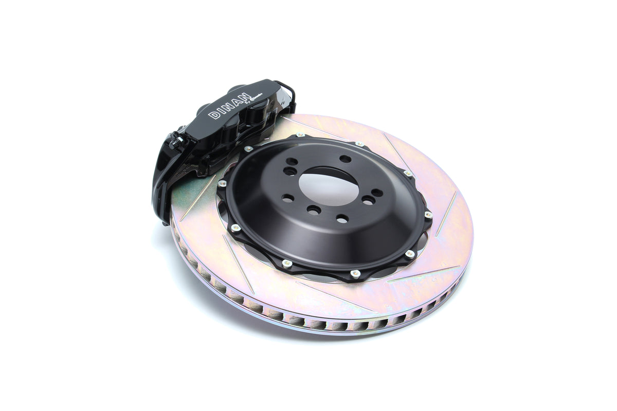 Rear - Black Calipers - Slotted - E39