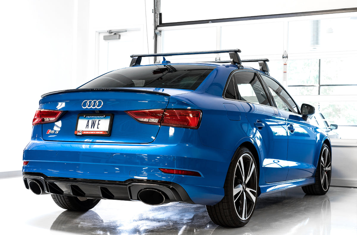 AWE SwitchPath™ Exhaust for Audi 8V RS 3 - Diamond Black RS-style Tips
