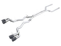 AWE Track Edition Catback Exhaust for BMW F90 M5 - 4" Diamond Black Tips