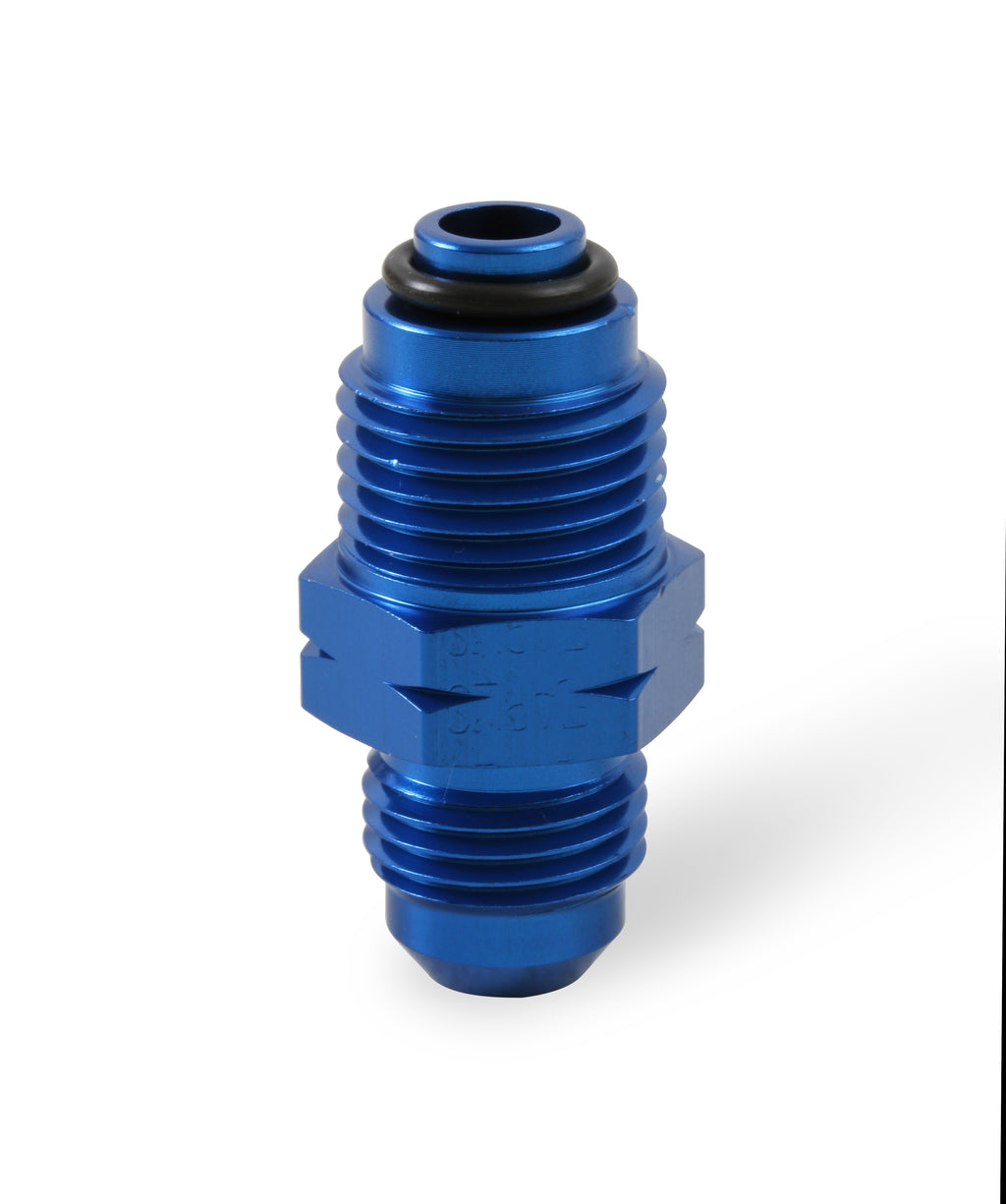 Blue Anodized Lightweight Aluminum Construction. Typical Application Power Steering/Fuel Injection - O-ring Seal.