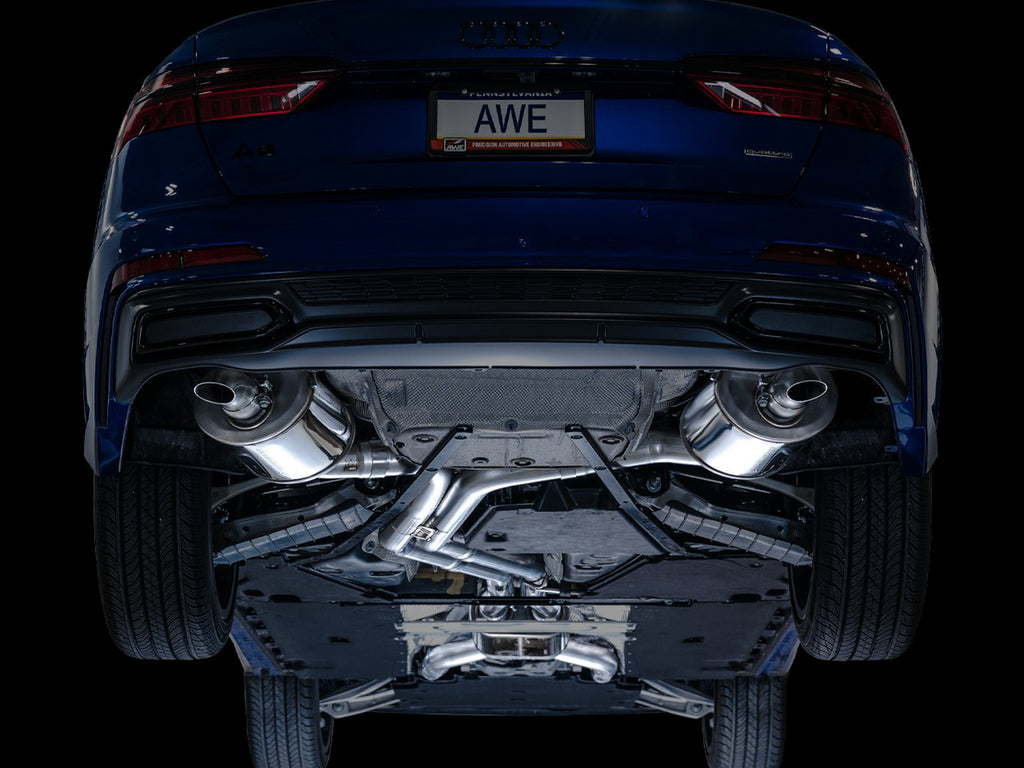 AWE Touring Edition Exhaust for Audi C8 A6/A7 - Turndowns