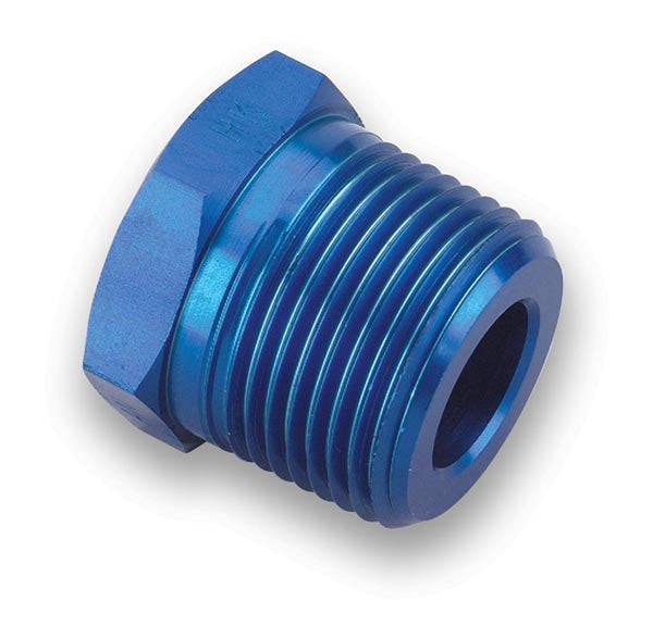 Blue Anodized Lightweight Aluminum Construction. Available for Any Plumbing Situation And Many Custom Applications.