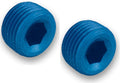 Blue Anodized Lightweight Aluminum Construction. Available for Any Plumbing Situation And Many Custom Applications.
