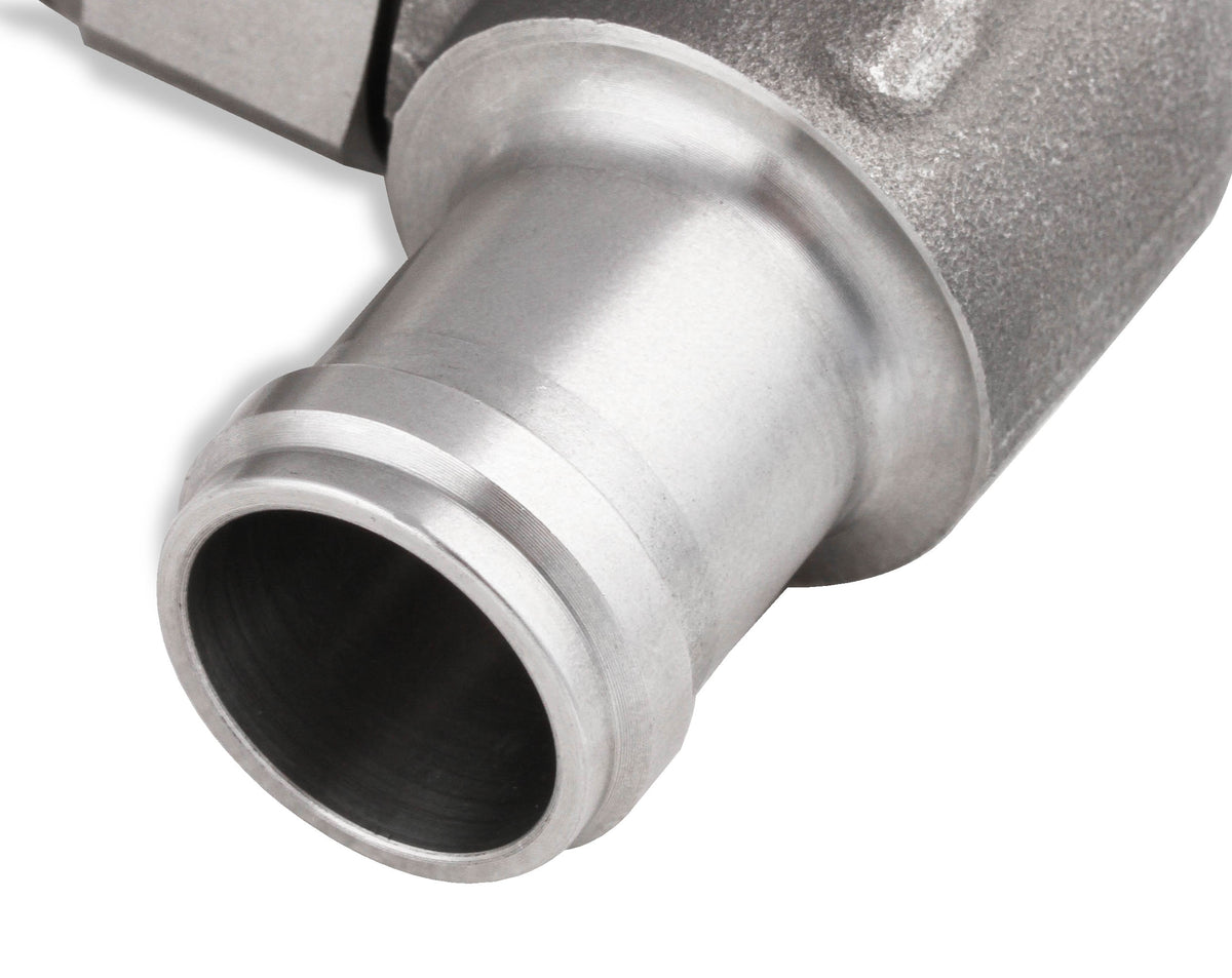 90 Degree Hose Barb w/ Swivel.  3/4" Hose, 3/4" NPT Male.  This special fitting allows the hose to swivel even after the NPT is Tightened up.