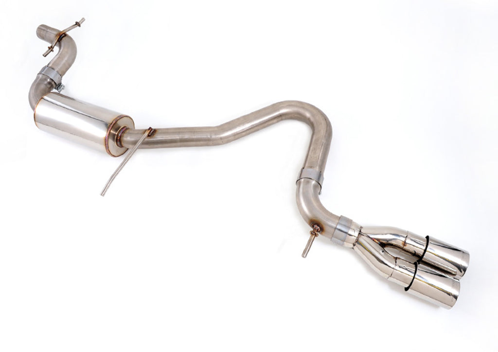 AWE Resonated Performance Exhaust for Audi A3 FWD, Chrome Tips