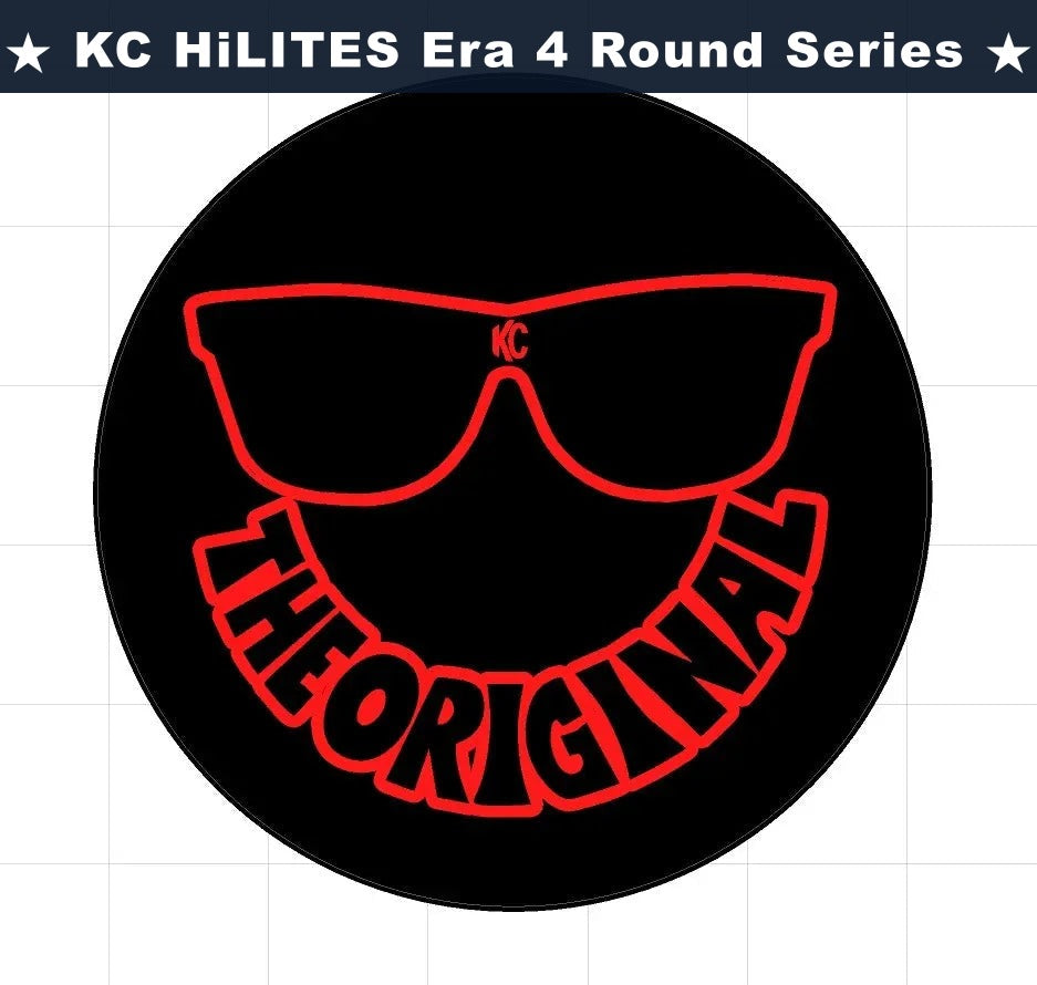 KC HiLITES Era 4 ROUND Series Light Cover Overlays - Universal