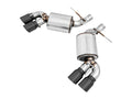 AWE Touring Edition Axleback Exhaust for Gen6 Camaro SS/ZL1/LT1, Quad Outlet - 4.5" Diamond Black Tips
