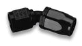 Earls 45 Degree Auto-Fit Hose End AN -4 - Black