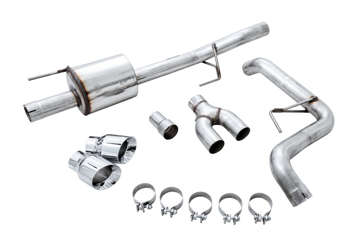 AWE 0FG Single Exit Exhaust for '15-'20 F-150 - 4.5" Chrome Silver Tips