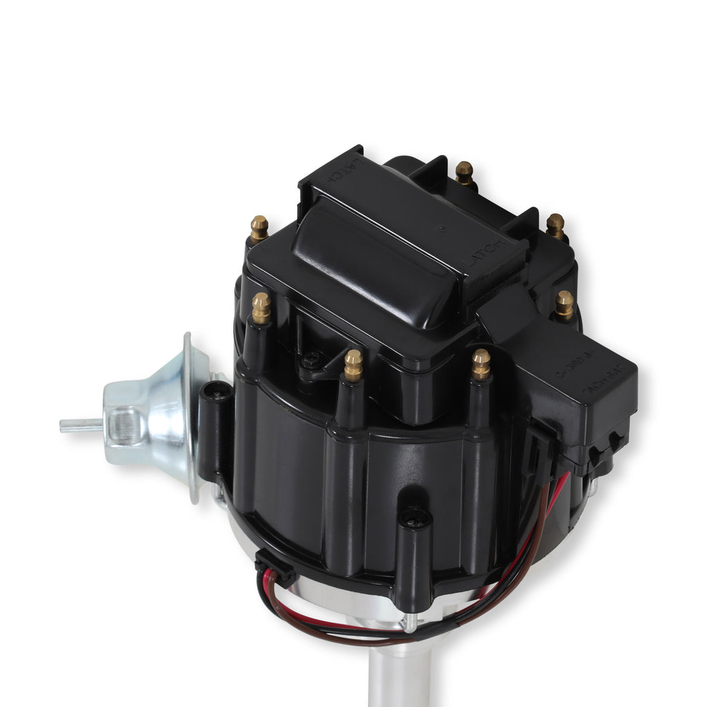 Performance HEI Distributor - Chevrolet SBC/BBC - High Performance Ignition Module - Coil Included - Black Cap - Ready-to-Run