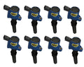 Ignition Coil - SuperCoil - 1998-2008 Ford 4.6L/5.4L/6.8L 2-valve -Blue - 8-Pack - 140032K 8 pack of ignition coil-on-plug style ignition coils are direct plug replacements for OEM coils.