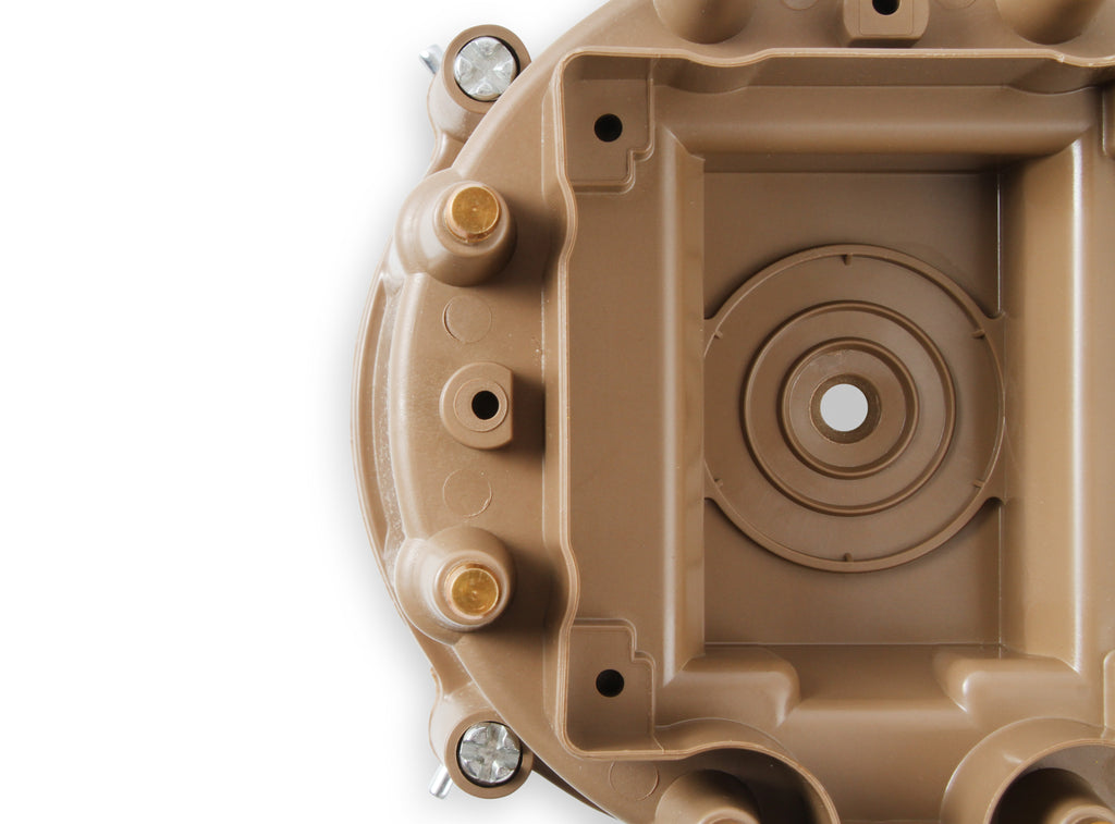 Distributor Cap & Rotor Kit - HEI Style - Tan - 1972-1986 Various GM - Clamp Down Cap