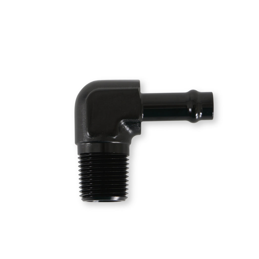3/8 NPT MALE 90 DEG TO 3/8" Earl's VAPOR GUARD HOSE END