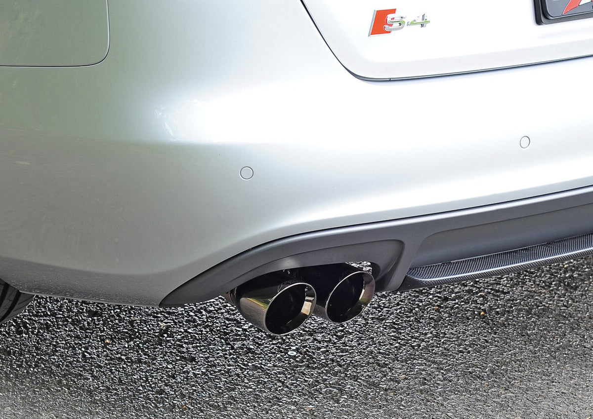 AWE Touring Edition Exhaust for Audi B8 S4 3.0T - 3.5" Diamond Black Tips