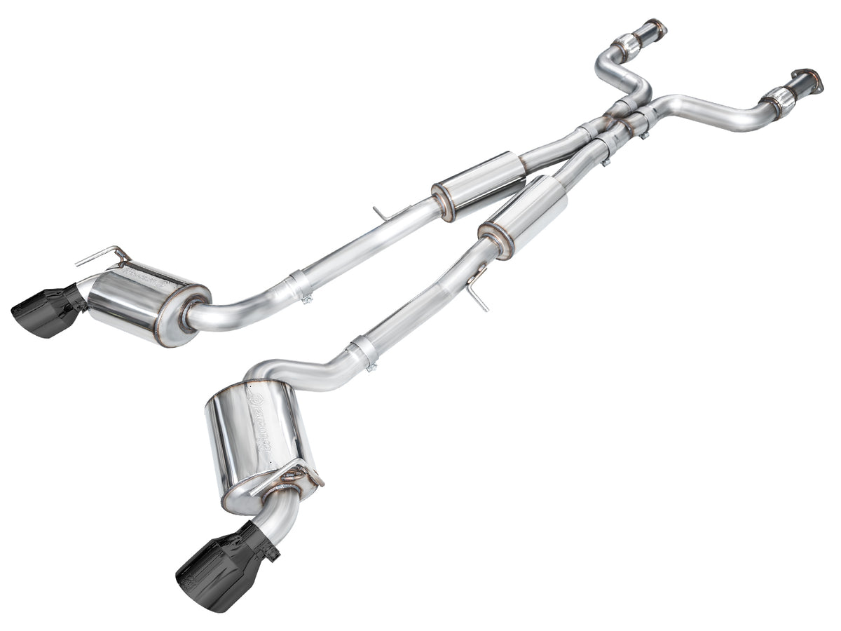 AWE Touring Edition Exhaust for Nissan Z - 5” Diamond Black Tips
