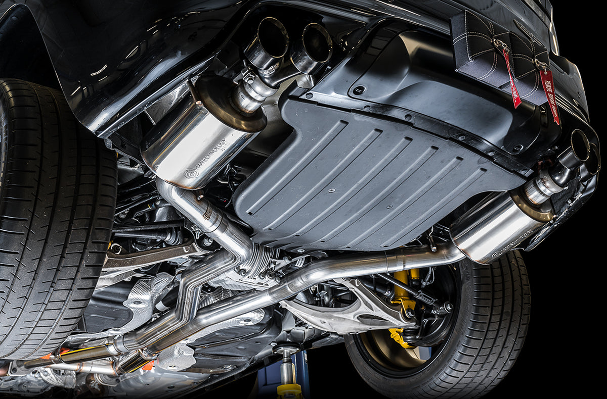 AWE Touring Edition Exhaust for Jeep Grand Cherokee SRT and Trackhawk - for use with stock tips