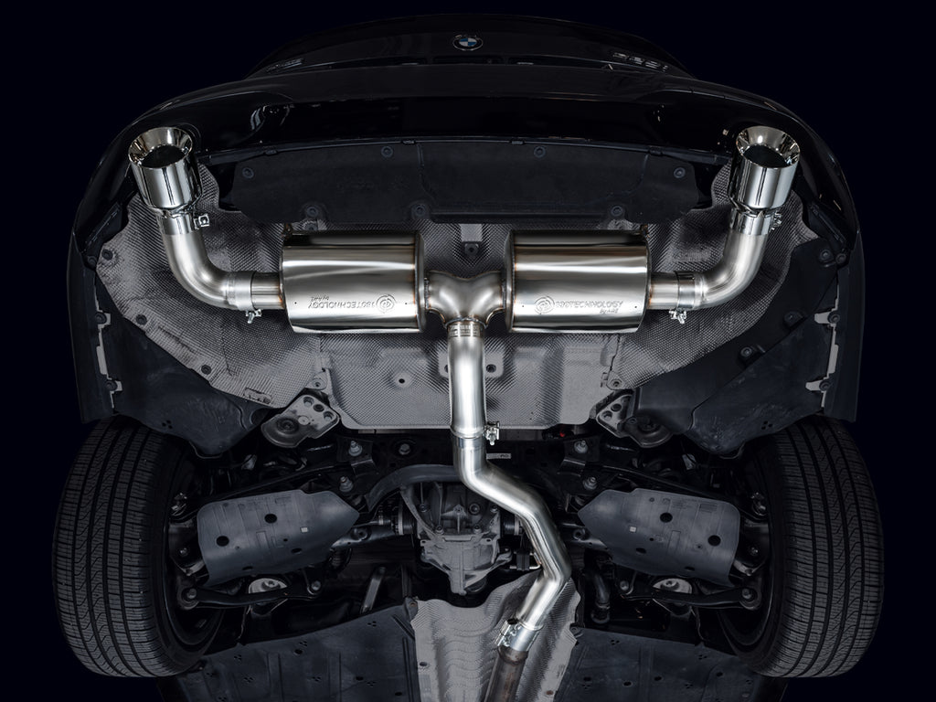AWE Touring Edition Axleback Exhaust for BMW G2X 330i/430i - 4.5” Chrome Silver Tips