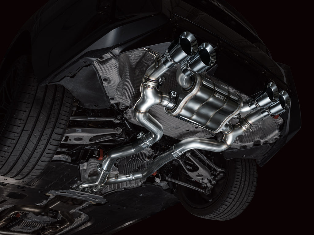 AWE SwitchPath™ Exhaust for BMW G87 M2 - 4.5" Chrome Silver Tips