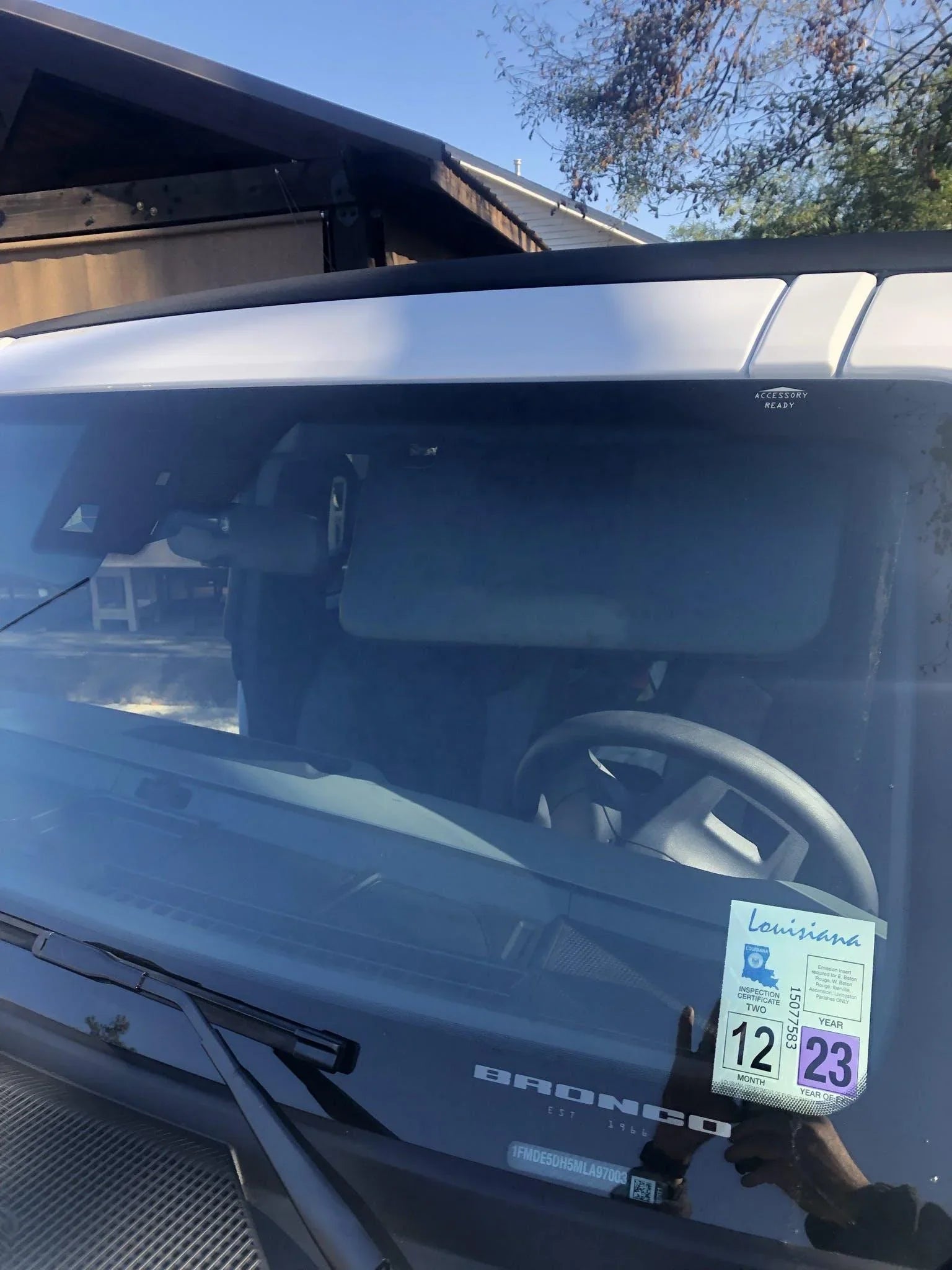 Flag Sun Visor Warning Overlays - 2021+ Bronco / 2024+ Ranger Raptor