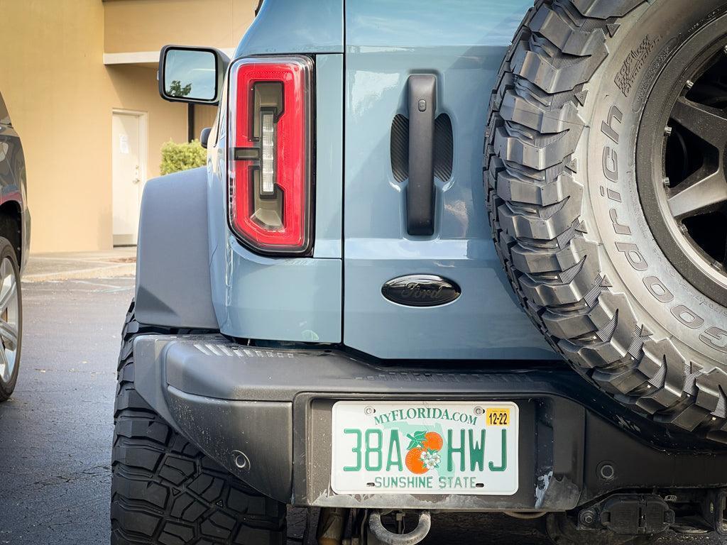 Ford Bronco Rear Oval Emblem Overlay (Tint or Solid) - 2021-2026 Bronco / Bronco Sport