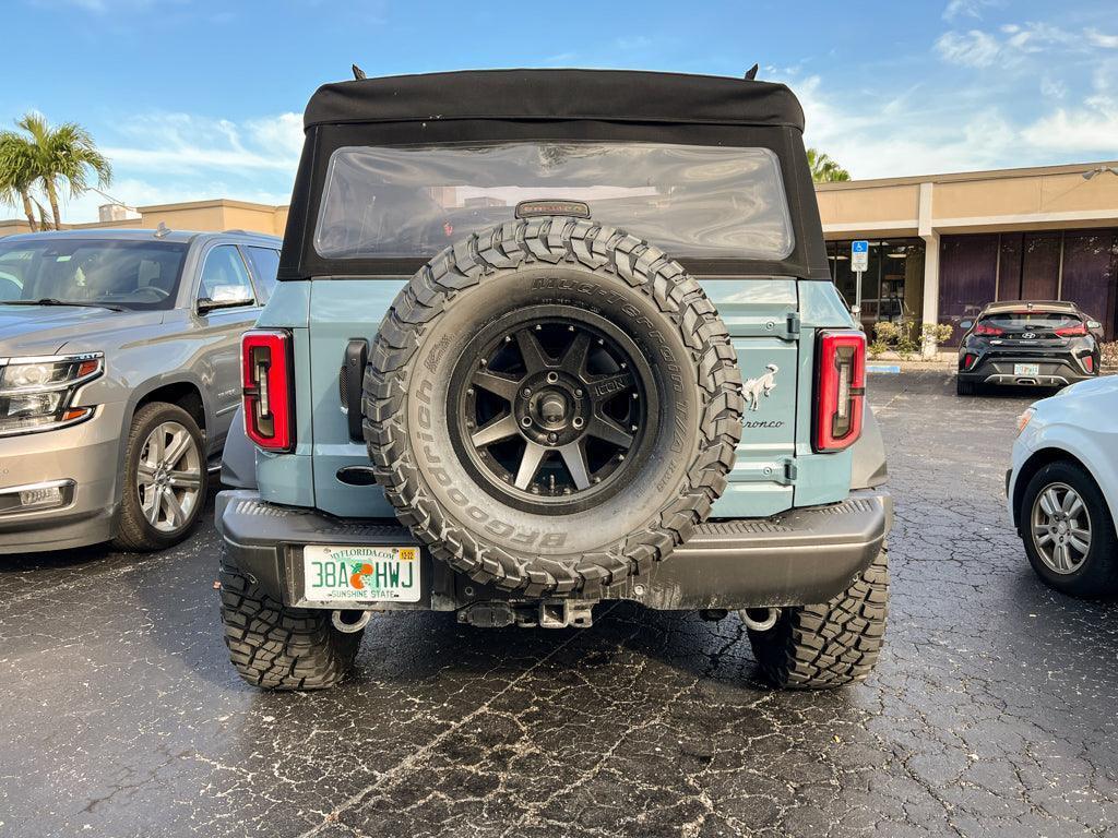 Ford Bronco Rear Oval Emblem Overlay (Tint or Solid) - 2021-2026 Bronco / Bronco Sport