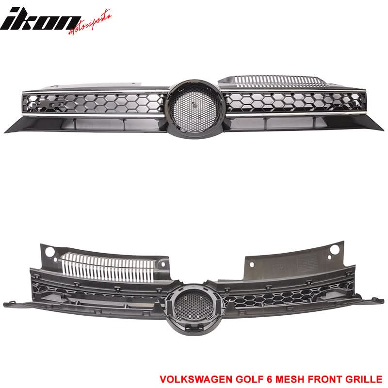 2010-2014 Volkswagen Golf MK6 Honeycomb GTI Chrome Trim Grille