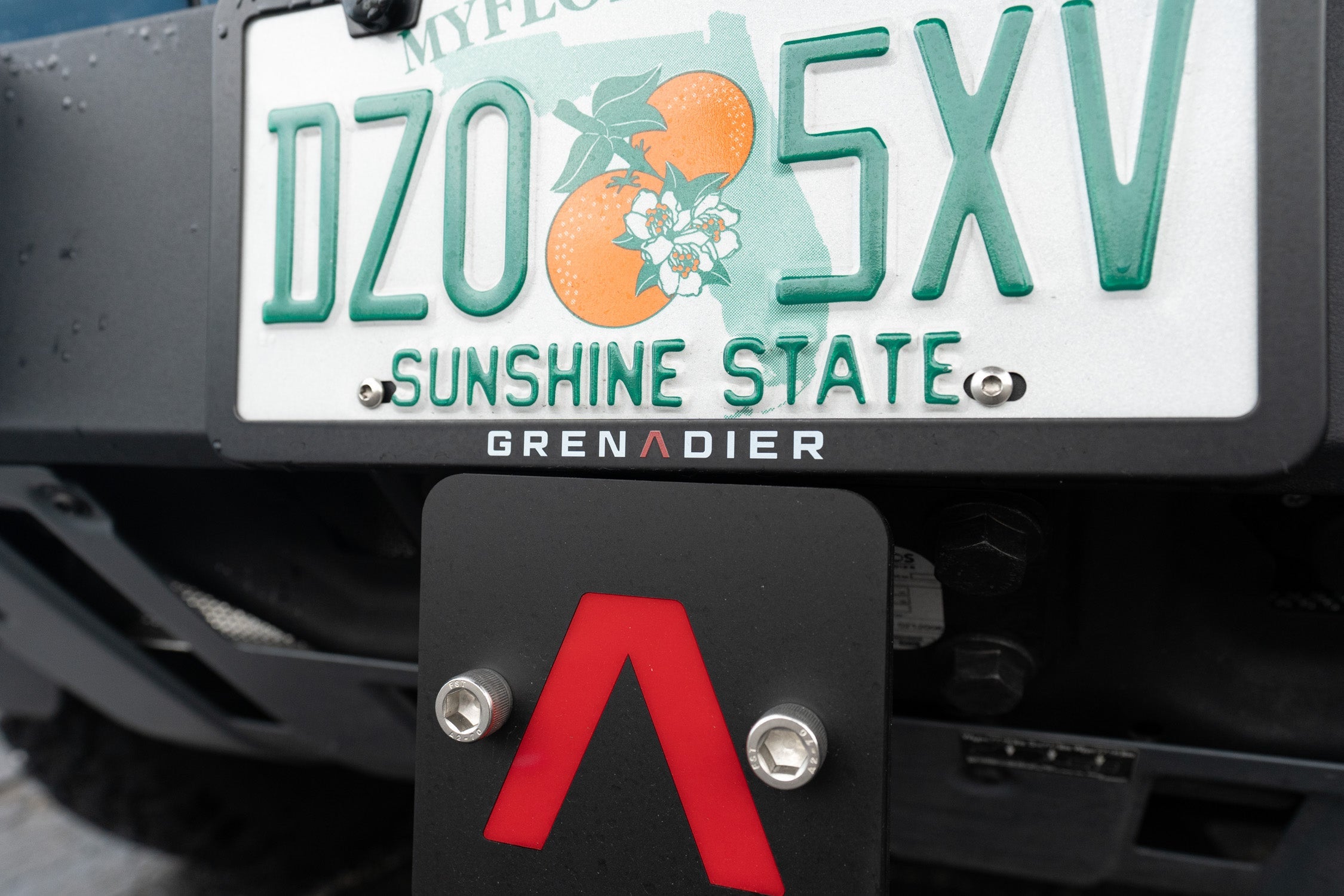 "GRENADIER" Slim License Plate Frame - 2024+ Grenadier / Quartermaster