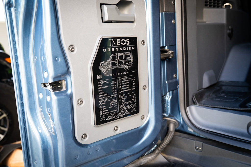 Spec Plate for Cargo Door - 2024+ Grenadier Station Wagon