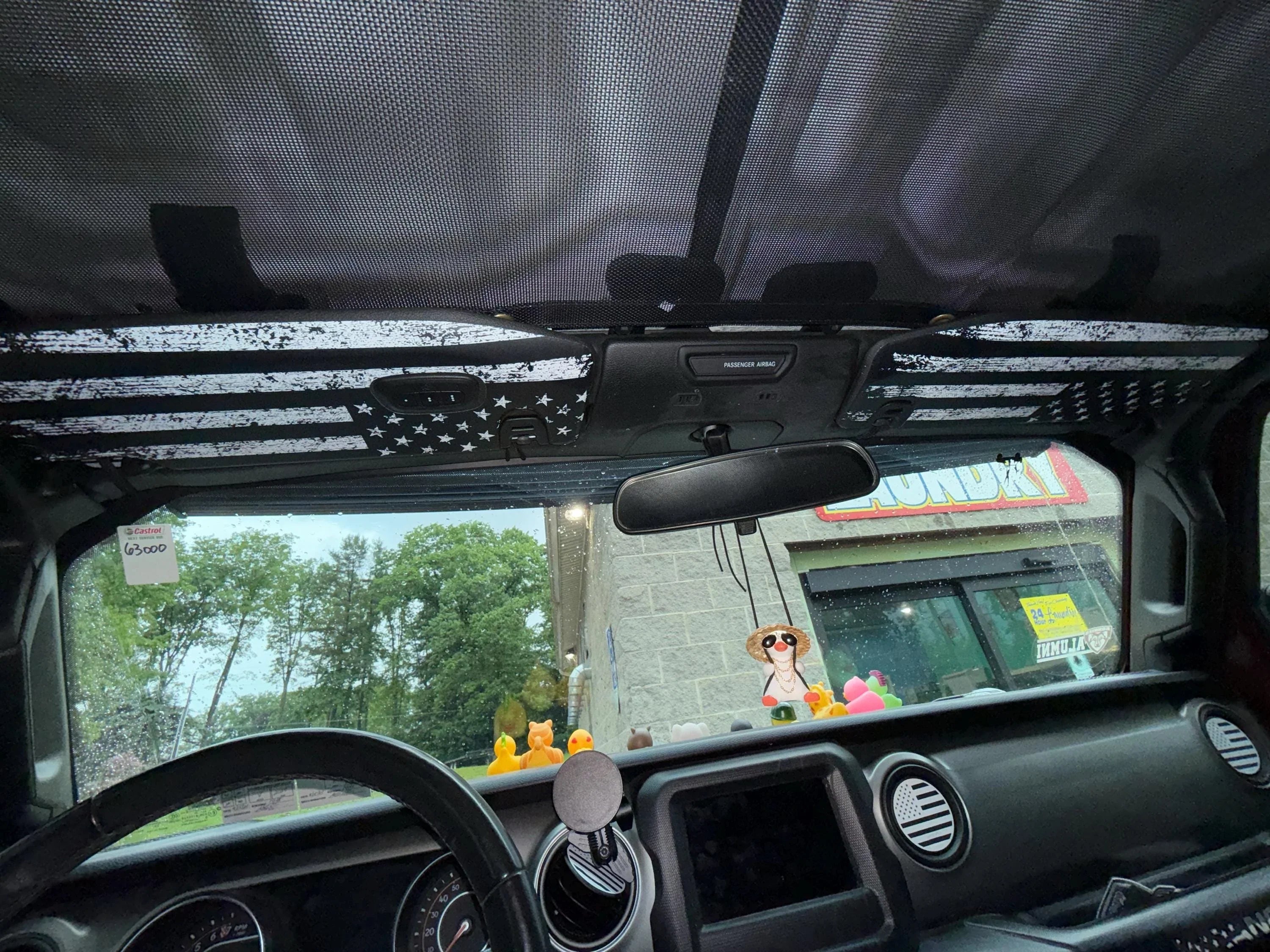 Freedom Series Sun Visor Overlays - 2018+ Wrangler JL / Gladiator JT