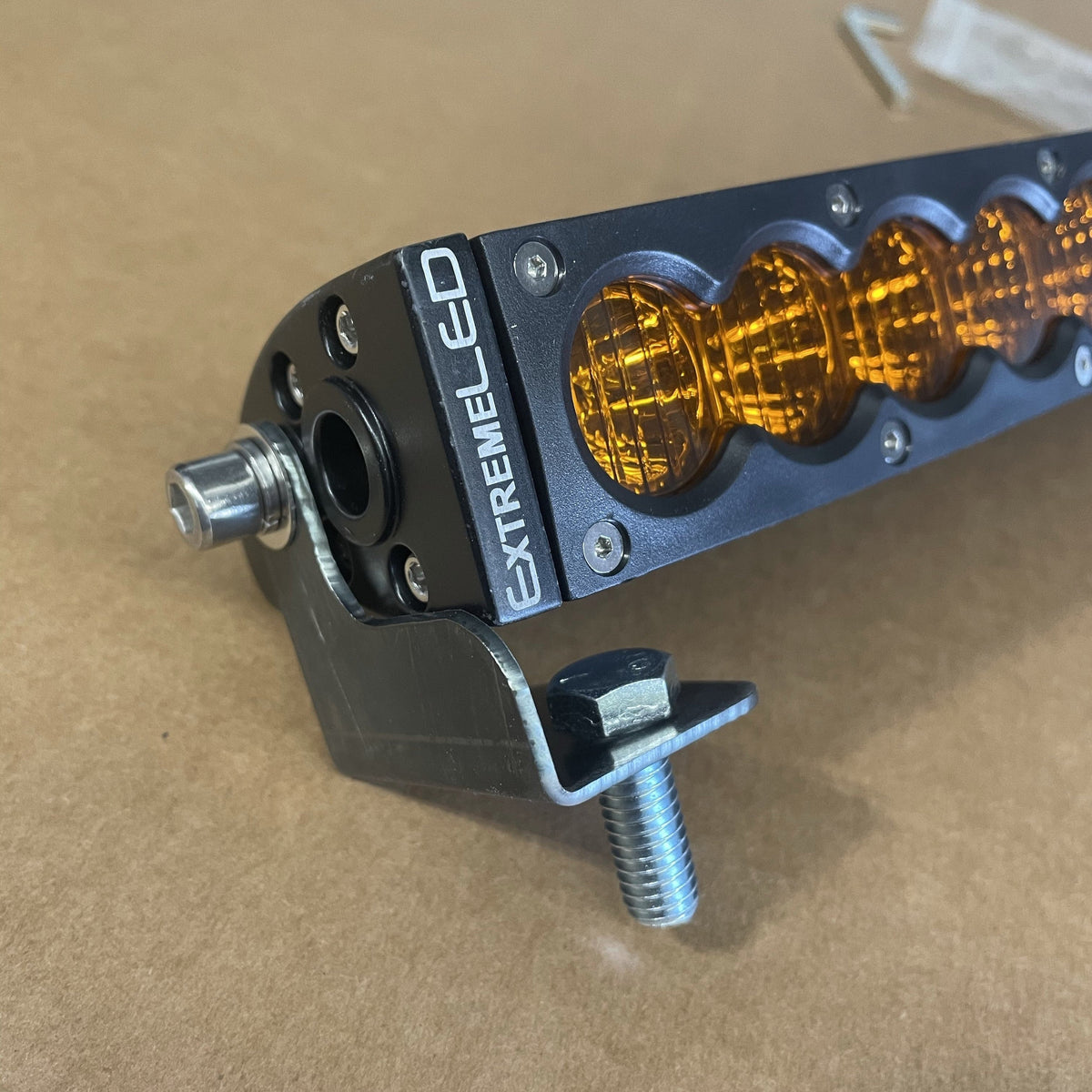 Extreme LED X6S 30" Light Bar Brackets / Raw (manufacturer reference photo)