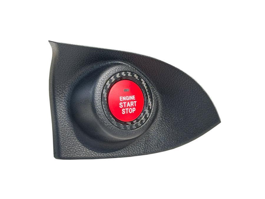JDM Style Push to Start 3D Carbon Trim Ring Overlay - 2015-2022 Subaru WRX / STI / Most Subaru
