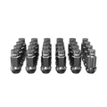 Steel Lug Nuts / Tungsten Silver / + 4 Locking Lug Nuts