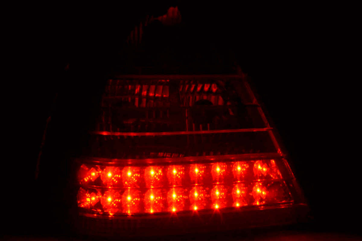 Mercedes Benz C-Class (202) Red LED Taillights Set (1996-2000)