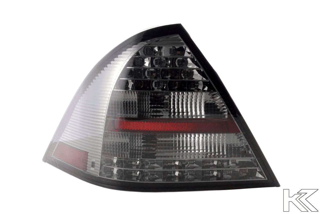 Mercedes Benz C-Class (203) Sedan Chrome Smoke LED Taillights Set (2005-2007)