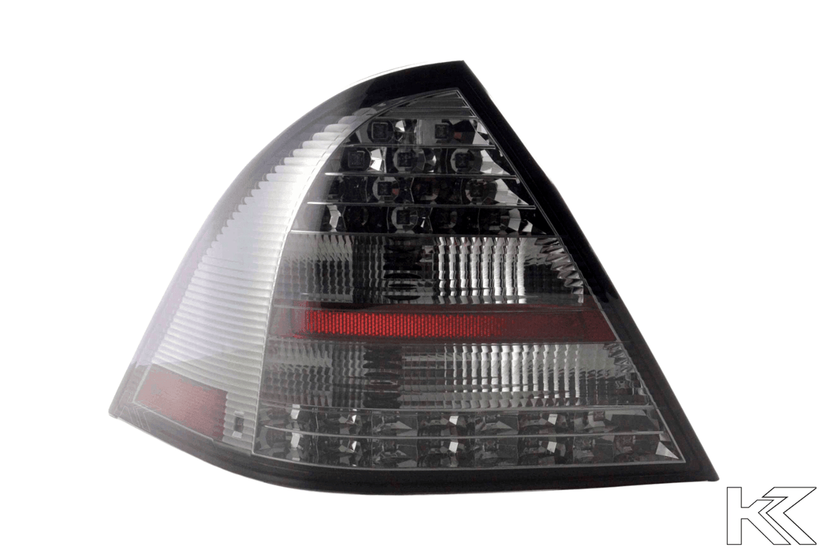 Mercedes Benz C-Class (203) Sedan Chrome Smoke LED Taillights Set (2005-2007)