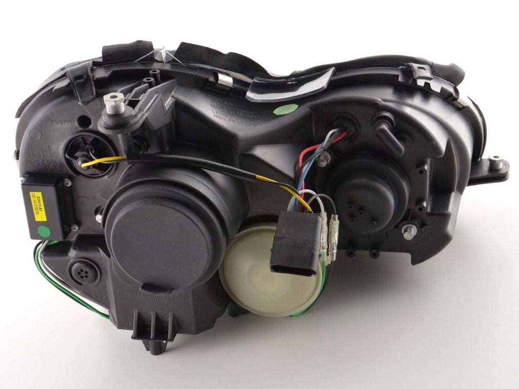 Mercedes Benz CLK (209) Black LED Headlights with Daytime Running Lights (2004-2009)