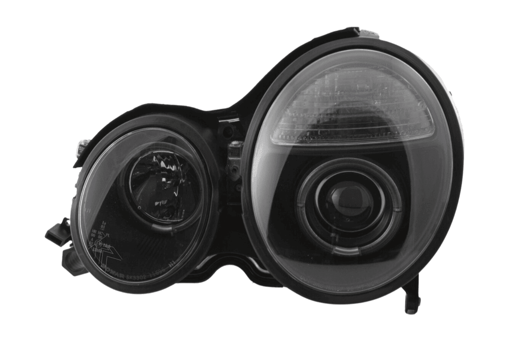 Mercedes Benz E-Class (210) Black Angel Eye Headlights (1999-2001)