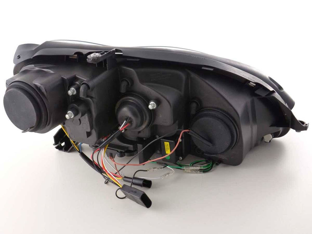 Mercedes Benz S-Class (220) Black LED Headlights with Daytime Running Lights (2002-2005)